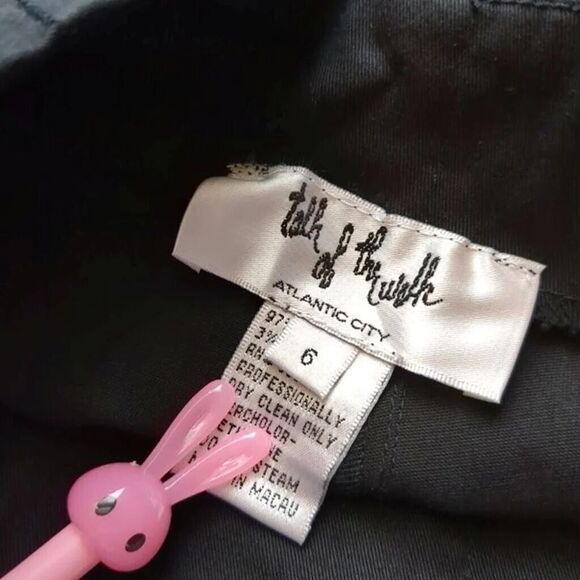 NWT y2k Vintage 2000s Talk of the Walk Pants Cropped Beaded Whimsygoth Size 4 - Picture 6 of 7